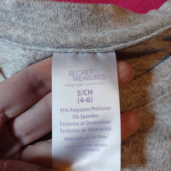 Secret Treasures Pajama Top - Picture 2 of 3